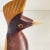 Mid Century Hand Carved Birds in Palo Fierro Wood a Pair For Sale - Image 9 of 10