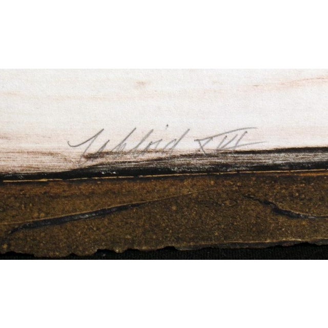 1980s Embroli "Tabloid Xvi" Collagraph Signed Numbered Abstract Art Print 1980s For Sale - Image 5 of 5