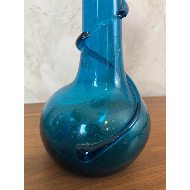Blue Spiral Vases, 1890s For Sale - Image 6 of 14