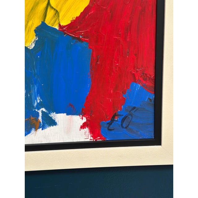 Emil Östlund, Man Among Colors, 1950s, Oil on Panel, Framed For Sale - Image 8 of 18