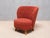 Easy Chairs in Red Fabric and Birch from Carl-Johan Boman, Finland, 1940s, Set of 2 For Sale - Image 12 of 17