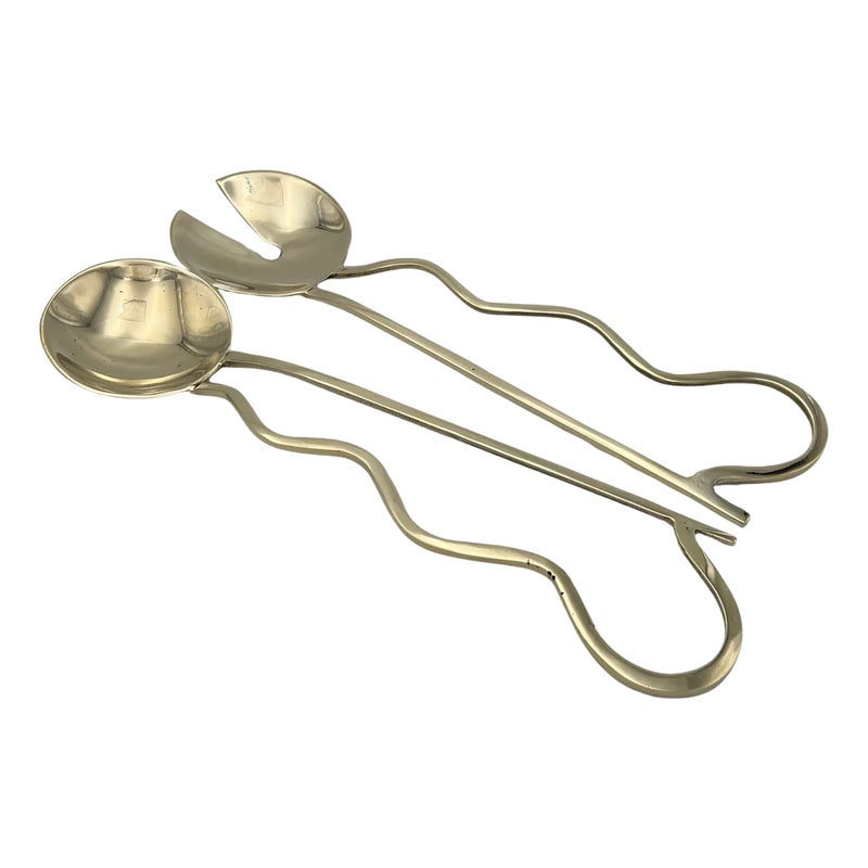 Trobar Serving Spoon And Fork By Sebastiao Lobo