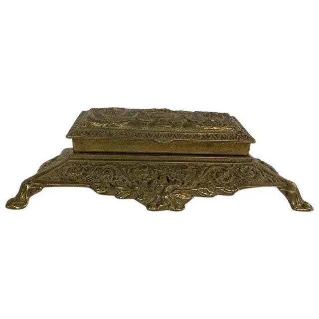 Brass Stamp Box For Sale - Image 9 of 9