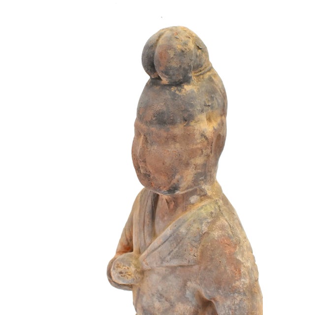 Chinese Terracotta Figure Chef Han Style For Sale - Image 10 of 13