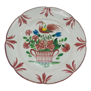 Hand Crafted Folk Art Plate