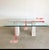 Pace Collection 1970’s Travertine and Glass Dining Table For Sale - Image 4 of 8