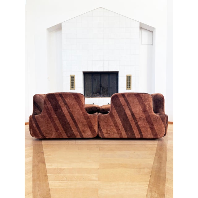 RARE Alberto Rosselli Sofa Two Seater for Saporiti 'Confidential', Italy, 1970s For Sale - Image 11 of 15