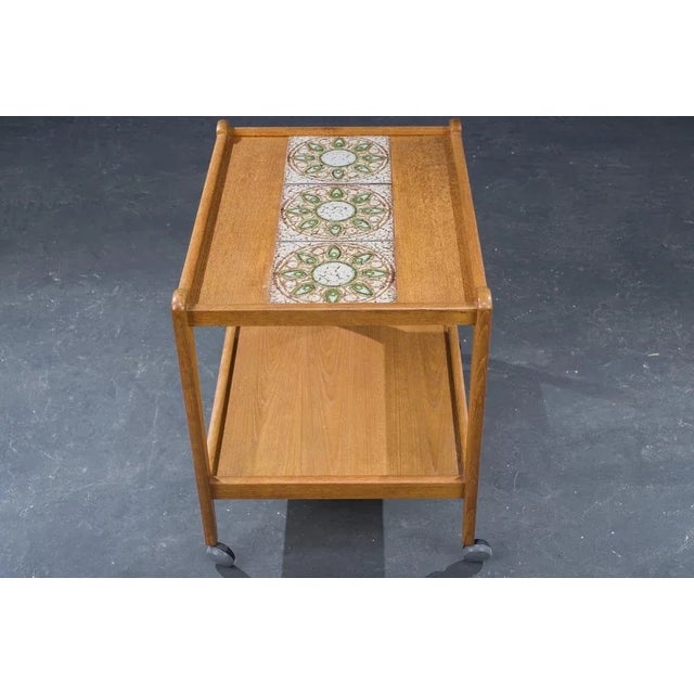 Mid-Century Modern Mid-Century Danish Teak Serving Trolley, 1960s For Sale - Image 3 of 8