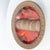 Round Red Fat Lava Ceramic Wall Light, Denmark, 1970s For Sale - Image 10 of 13