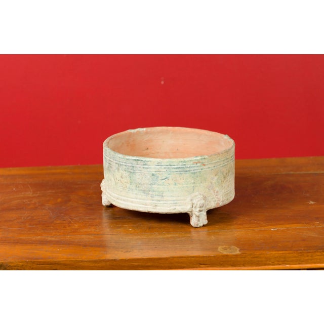 202 BC-200 AD Chinese Han Dynasty Raised on Petite Feet Incense Burner For Sale - Image 11 of 13