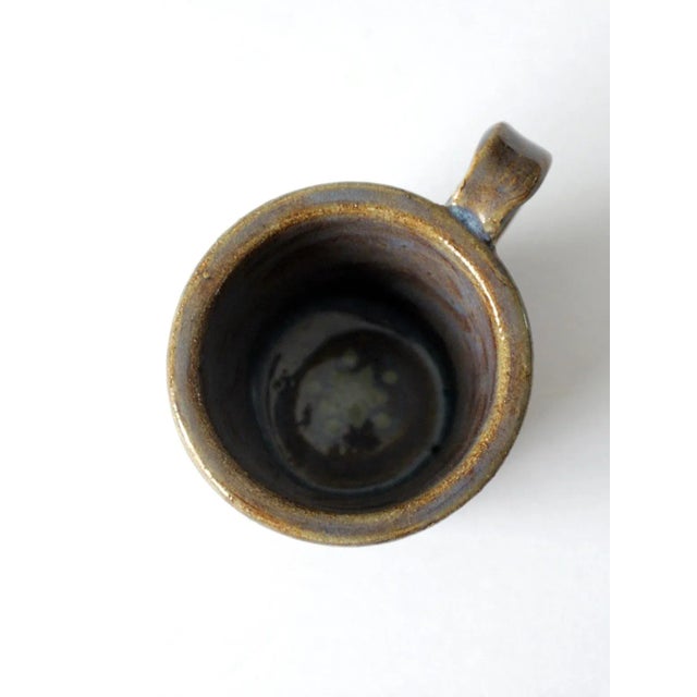 Vintage Studio Pottery Mug For Sale - Image 10 of 10