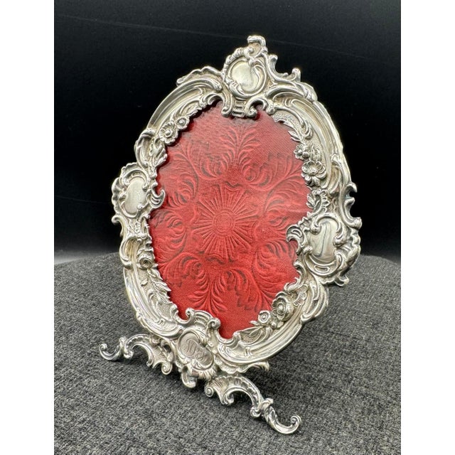 American Sterling Silver Picture Frame For Sale - Image 3 of 12