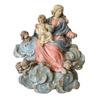 Vintage Terracotta Sconce, France, 18th century For Sale