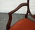 Set of Victorian Hepplewhite Carver Hallway Side Chairs For Sale - Image 11 of 18