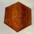 Mid-Century Boho Chic Industrial Metal & Pine Hexagonal Side Table. For Sale - Image 10 of 10