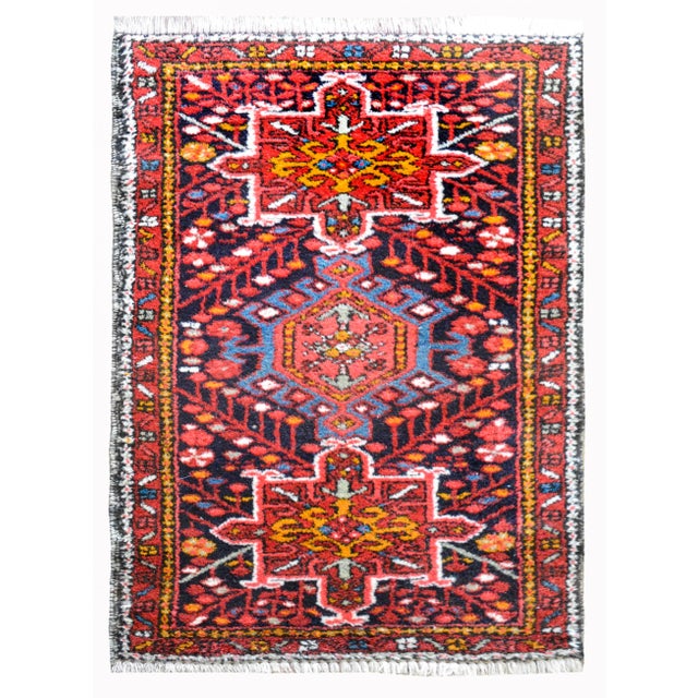 Petite Vintage Karadja Rug For Sale - Image 11 of 11