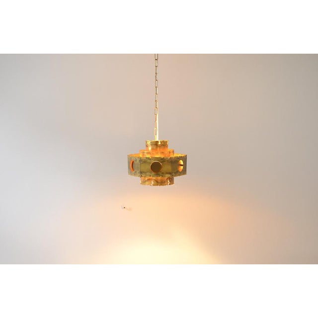 Vintage Scandinavian Pendant Lamp by Svend Aage Holm Sørensen for Thea For Sale - Image 4 of 11