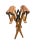 Walnut Directors Chair Folding New Canvas Seat For Sale - Image 10 of 12