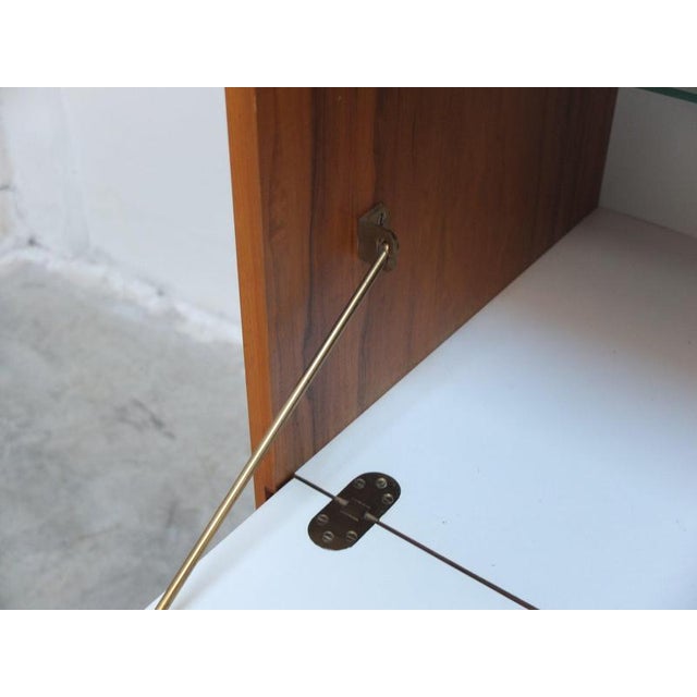 Walnut Abstracta Bar Cabinet by Jos de Mey for Van den Berghe-Pauvers, 1960s For Sale - Image 13 of 18