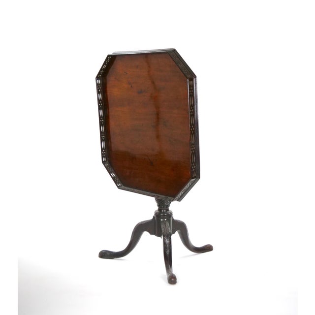 George III Style Mahogany Tilt Top Table For Sale - Image 4 of 12