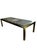 A stunning example of Mastercraft’s celebrated mid-century craftsmanship, this brass and glass extension table combines...