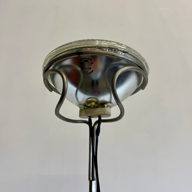 Metal Red Toio Floor Lamp by Achille & Pier Giacomo Castiglioni for Flos, 1962 For Sale - Image 7 of 14