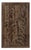 Vintage Hand-Carved Wooden Trellis Panel – Indian Carved Door Repurposed as Headboard 70x36 For Sale
