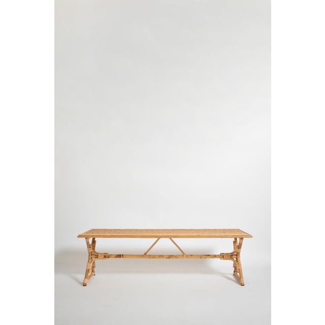 "Arrabida" 140cm rattan coffee table, Barracuda Edition. Height: 39 cm - 15.35 in Length: 140 cm - 55.12 in Width: 50 cm -...