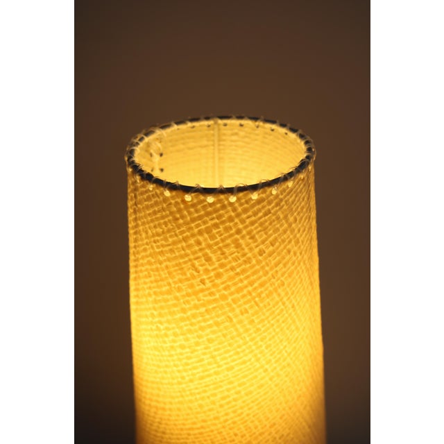 Brown Vintage Teak Diabolo Rocket Floor Lamp from Fog & Morup, 1960s For Sale - Image 8 of 9