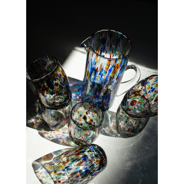 Italian Glasses by Mariana Iskra for Ribes Studio, Set of 6 For Sale - Image 12 of 18