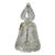 Vintage 20th Century Lead Crystal Hand Bell For Sale