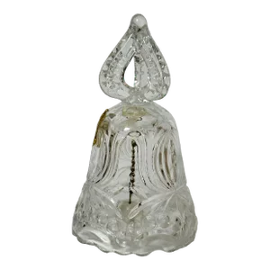 Vintage 20th Century Lead Crystal Hand Bell