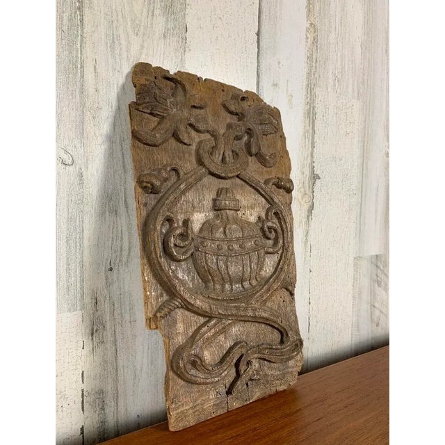 Renaissance Renaissance Carved French Oak Panel For Sale - Image 3 of 10