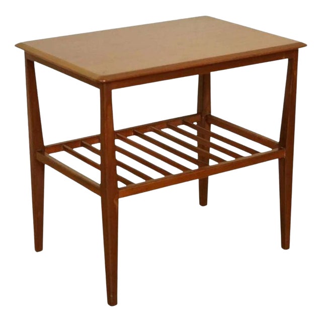 Mid-Century Scandanavian Teak Side Table, 1960s For Sale