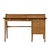 Restored John Van Koert Drexel Profile Leather Top Desk With File Drawer For Sale - Image 9 of 14