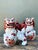 Vintage Asian Glazed Ceramic Foo Dogs - Set of 2 For Sale - Image 4 of 12