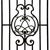 Traditional Antique Wrought Iron Window Grille For Sale - Image 3 of 5
