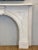 Stone Early 20th Century Neoclassical White Marble Mantel For Sale - Image 7 of 10