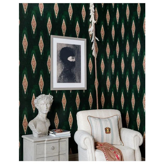 Mind the Gap Maiysha Botanical Green Wallpaper For Sale - Image 4 of 4