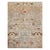 This early 20th-century Persian Mahal carpet presents a refined floral composition across a soft blue field, enriched with...