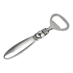 Mid 20th Century Georg Jensen Sterling Silver Cactus Pattern Bottle Opener