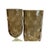 Modern Pair ofHand-Blown Smoky Brown Bubble Glass Hurricanes For Sale - Image 3 of 4