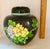 Mid 20th Century Chinese Black Cloissone 8” Lidded Ginger Jar With Colorful Peony Motif For Sale - Image 10 of 12