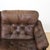 1970s Danish Brown Leather Tufted Sofa For Sale - Image 17 of 18