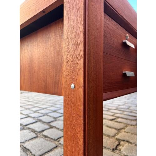 Double Teak Desk by Erik Brouer for Brouer Møbelfabrik For Sale - Image 9 of 11
