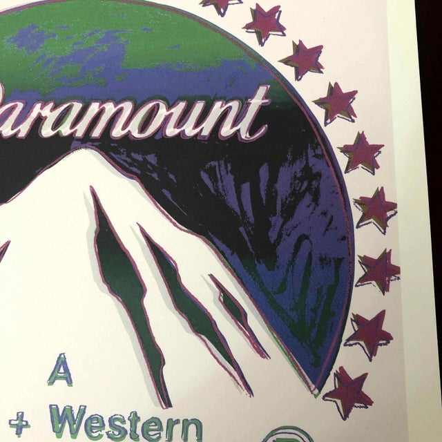 1990s After Andy Warhol "Paramount Classic" Lithograph For Sale - Image 4 of 11