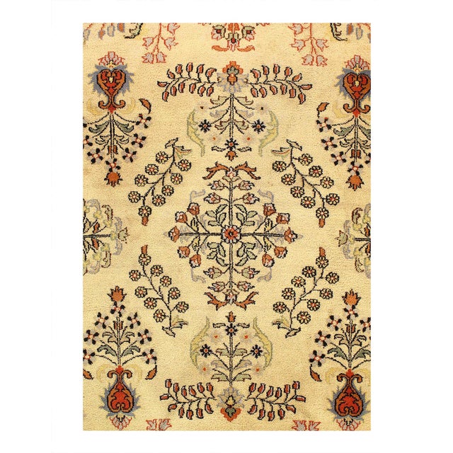 Original Kashan Design rug.Fine Handmade Hand-knotted,Lamb's Wool on a Cotton Foundation,Hand-Spun Wool Rug,Vegetable Dyed...