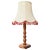 Brown Mid-Century Wood Table Lamp, 1970s For Sale - Image 8 of 8