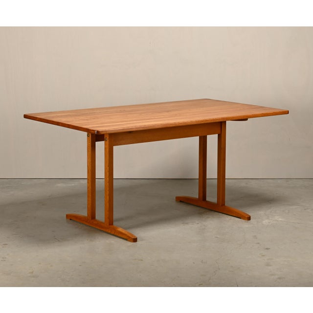 Karl Andersson & Söner Vintage Shaker Oak Dining Table by Børge Mogensen for Karl Andersson & Söner, 1960s For Sale - Image 4 of 18