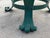 Vintage Hand-Painted Iron Petite Cocktail Table With Tessellated Travertine Top For Sale - Image 4 of 11